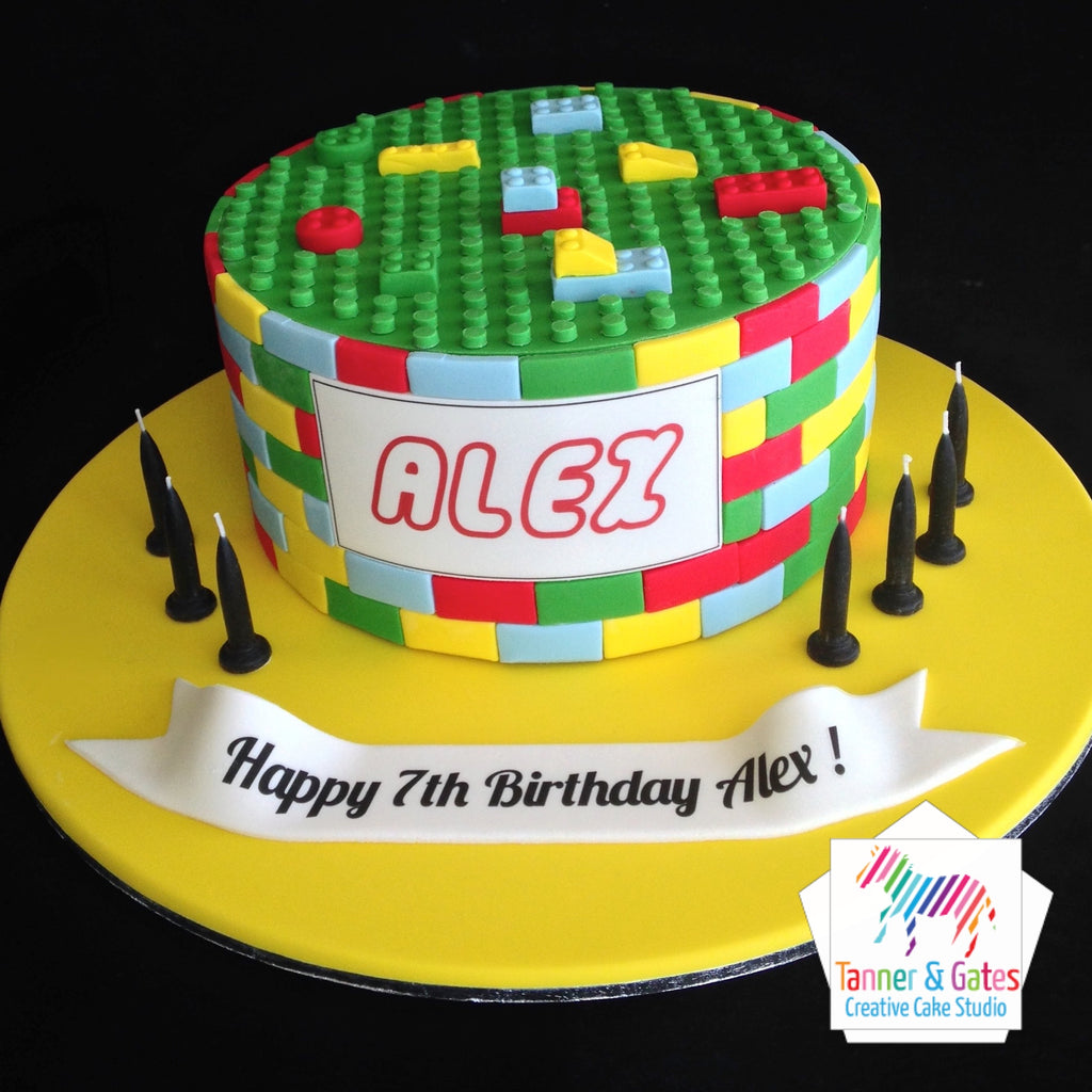 Lego sheet cake hot sale