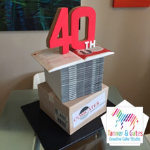 Book Company Anniversary Cake