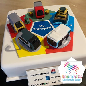 Corporate Transport Cake