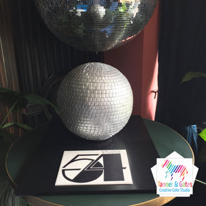 3D Disco / Glitter Ball Cake