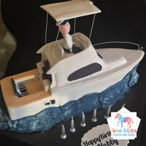 3D Boat Cake