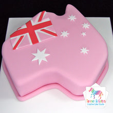 Pink Australia Day / Flag Cake