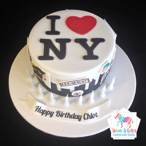 I (Heart) NY Birthday Cake