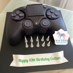 Gaming Controller Cake - Black