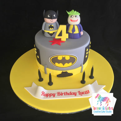 Batman vs Joker Birthday Cake