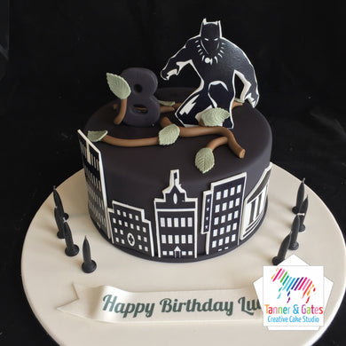 Black Panther Birthday Cake