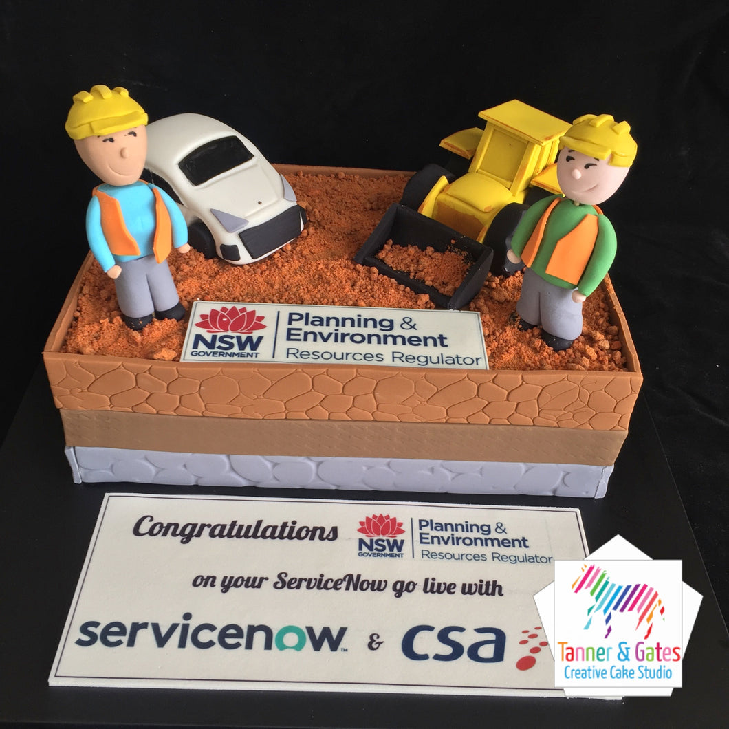 Corporate Construction Cake - Sydney