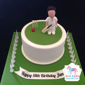 Cricket Lover Birthday Cake