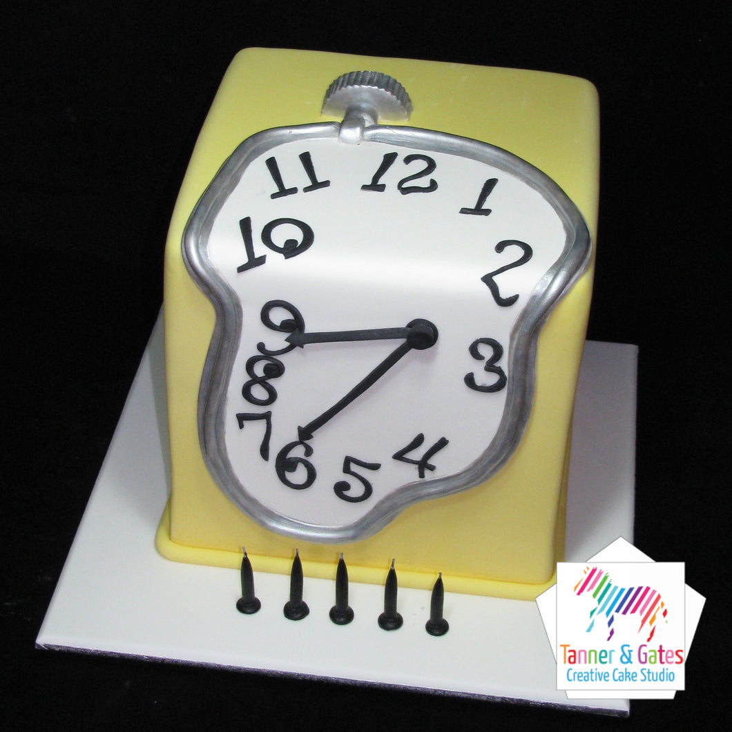 Dali Melting Clock Cake