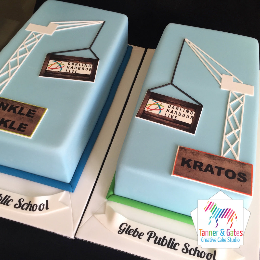 2D Graphic Corporate Cake