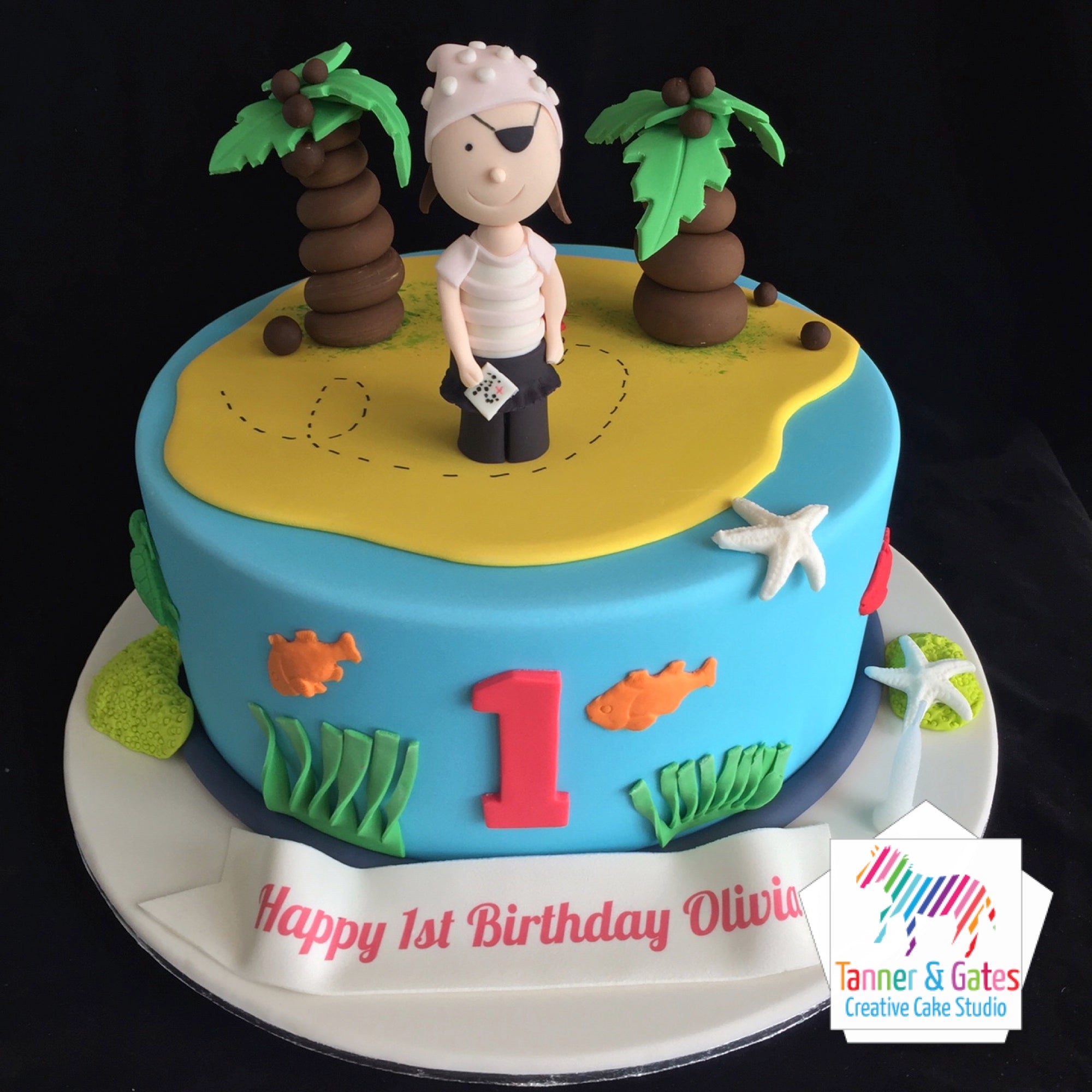 Pirate Tower Cake Sydney - Custom Cake | The Cupcake Princess