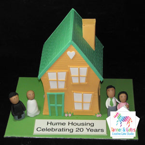 3D housing Cake