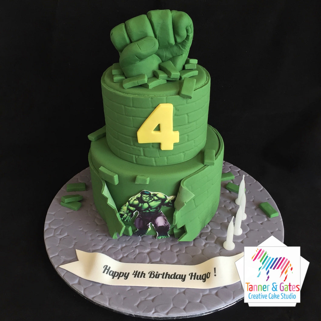 Hulk - Avengers Birthday Personalised 7.5 INCH Edible Icing Cake Topper  Decoration : Amazon.co.uk: Grocery