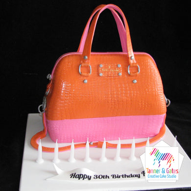 Leather Handbag Cake