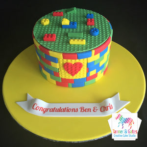 Lego Engagement Cake