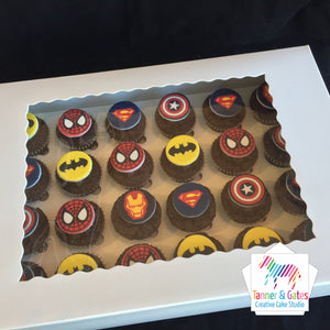 Superhero Cupcakes - Mini