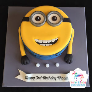 Minions 2D Birthday Cake