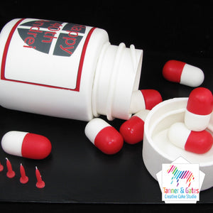 Pill Bottle Cake