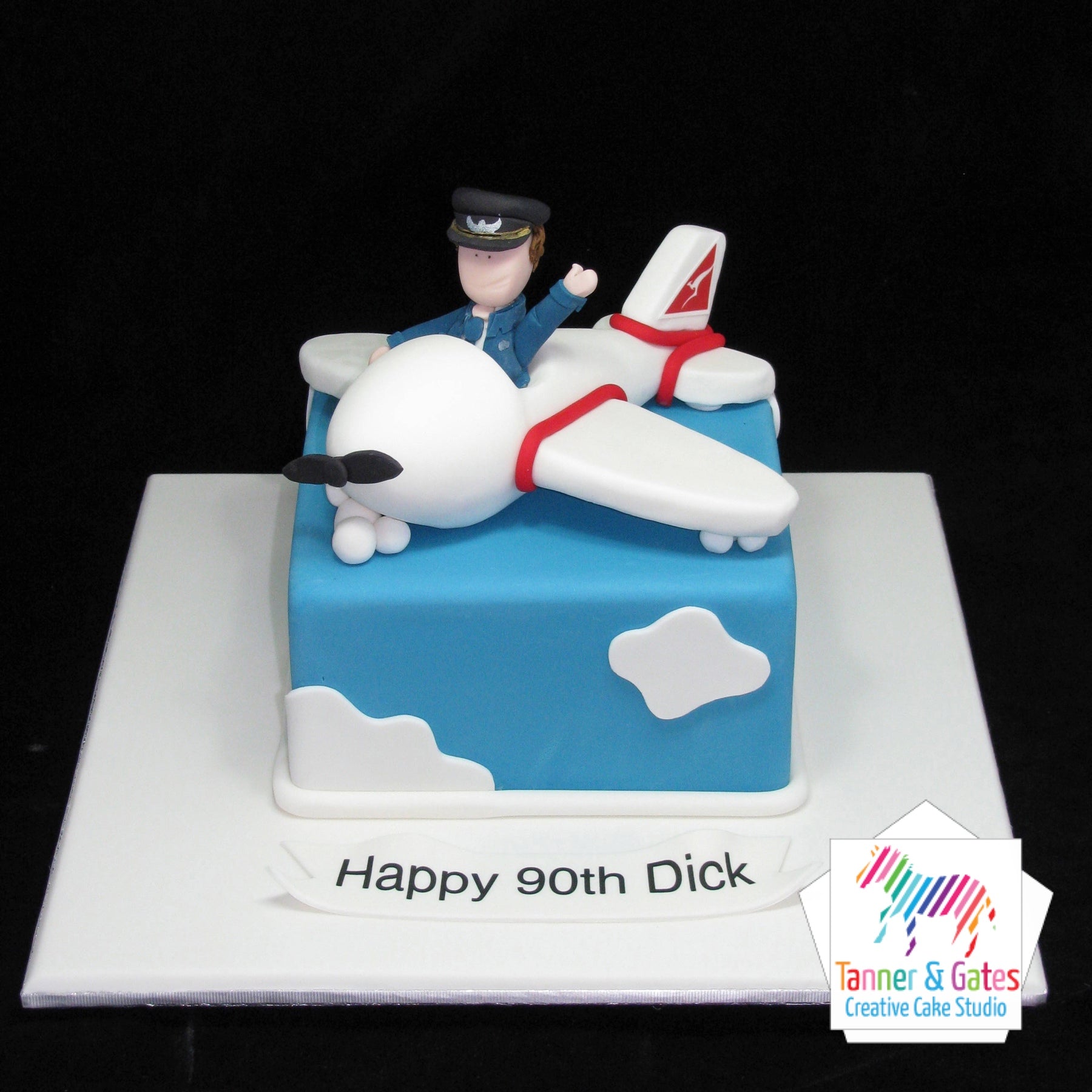 Amazon.com: Airplane Happy Birthday Custom name Cake Topper. Vintage Wooden  Airplane with a Personalized Banner Name or any other Text. Red-White :  Handmade Products