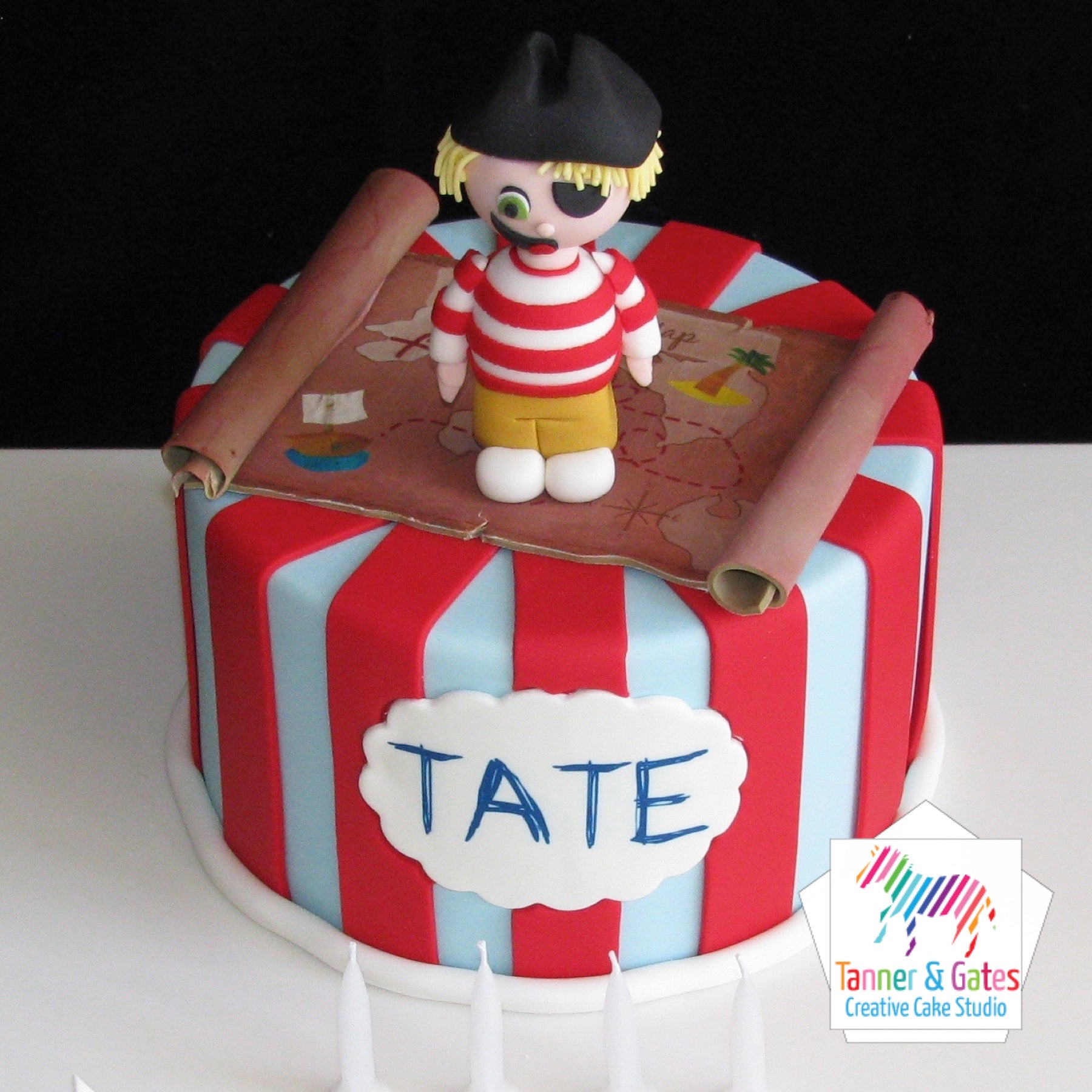 Pirate Birthday Cake - Charity Fent Cake Design - Springfield, MO