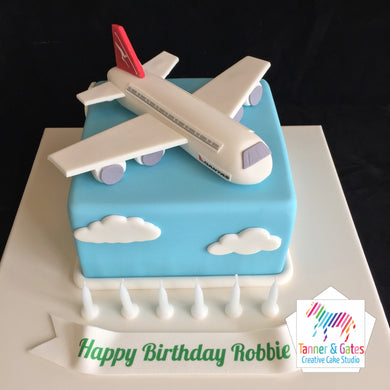Airline Plane Cake