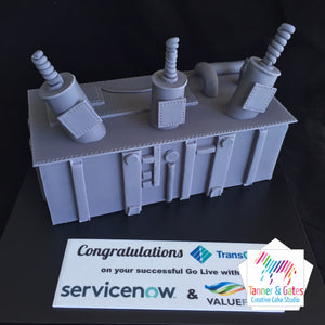 Power Plant Corporate Cake