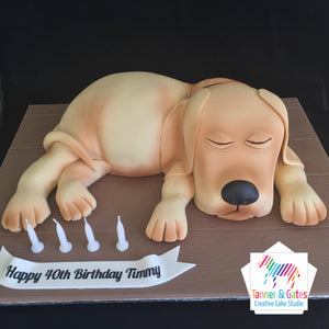 3D Puppy Cake