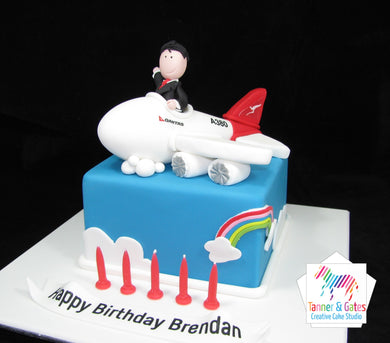 Plane Birthday Cake - A380 style