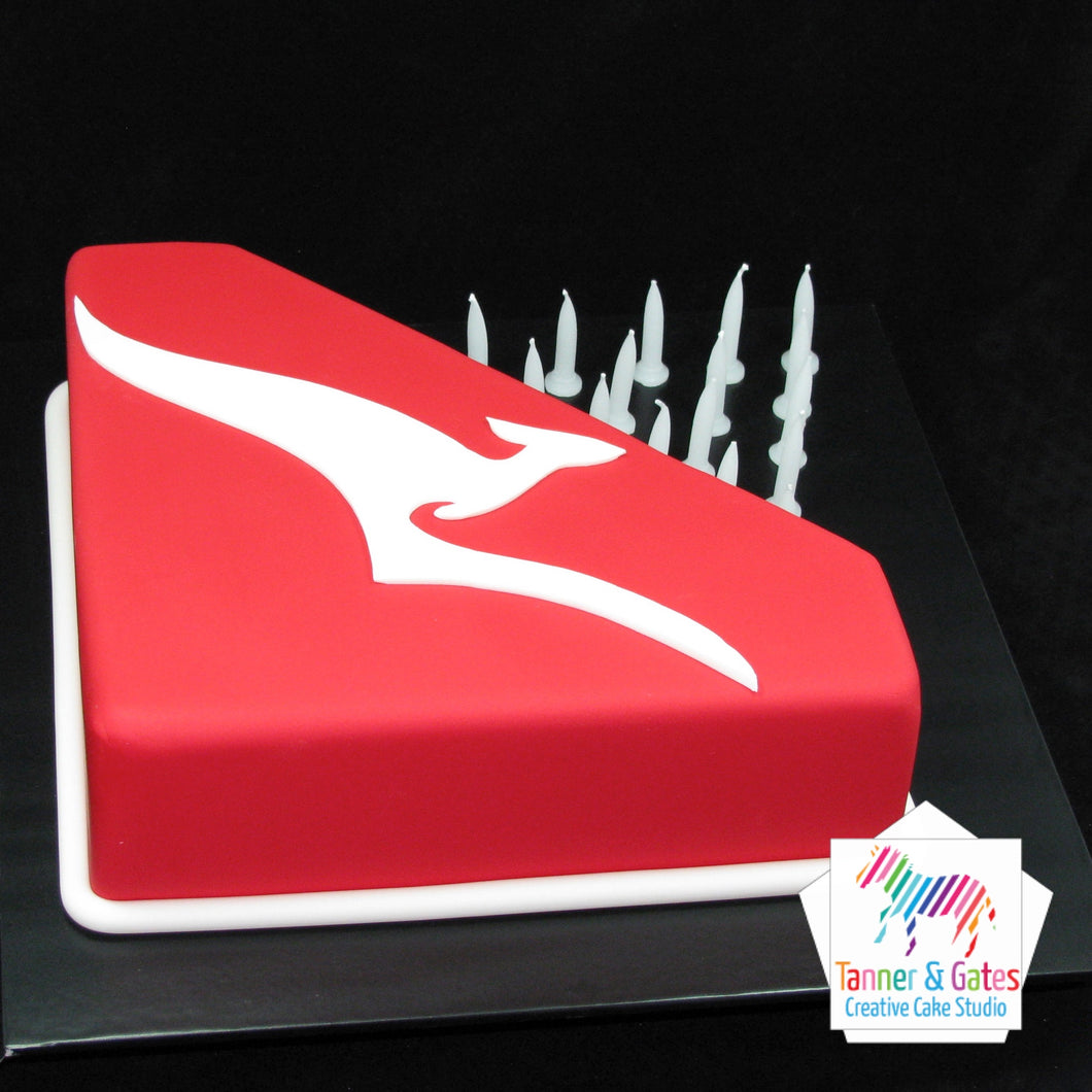 Plane Logo Corporate Cake