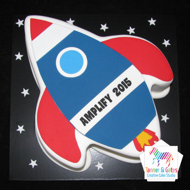 Rocket Corporate Cake (2D)