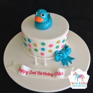 Rubber Duck Birthday Cake