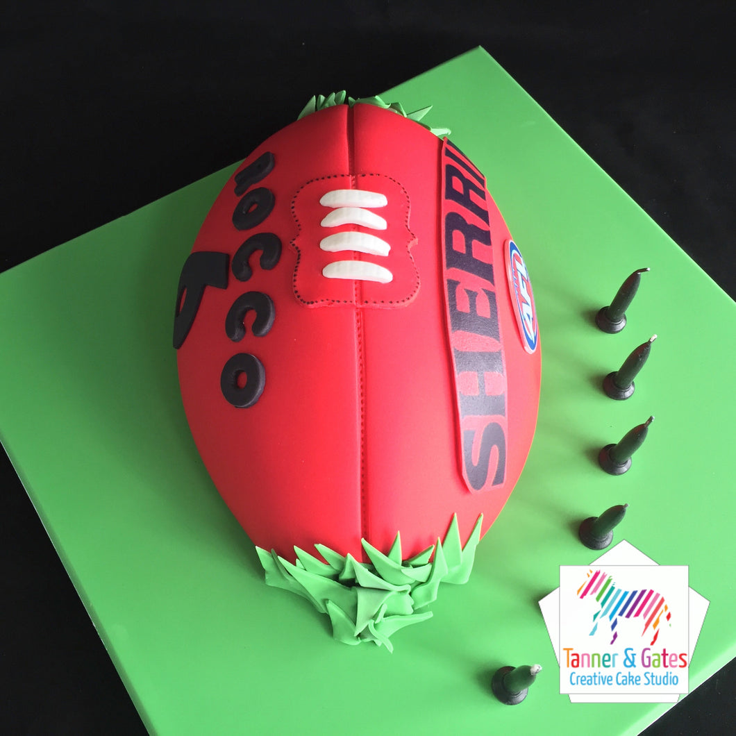 Rugby Ball Cake