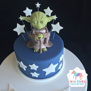 Star Wars - Wise Yoda Cake
