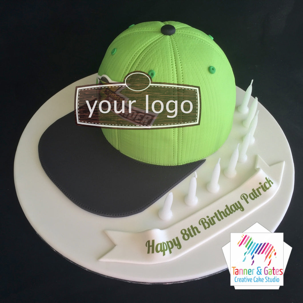 Baseball Cap Birthday Cake