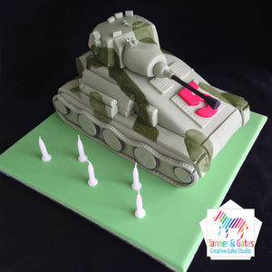 3D Tank Cake (standard)
