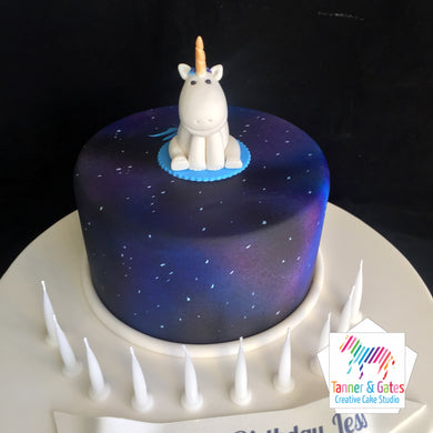 Unicorn Night Sky Cake